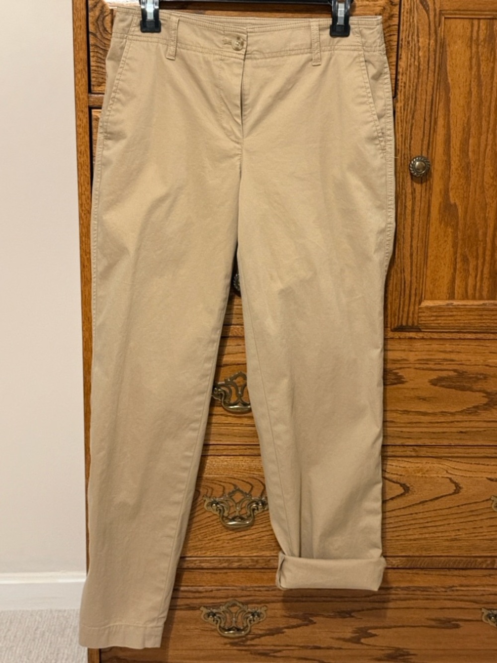 Talbots Classic Khaki Straight Leg Pants
